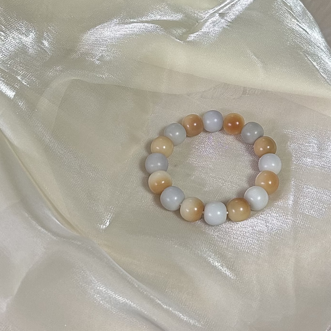 Thumbnail of 	Decorative Bodhi beads bracelet baked